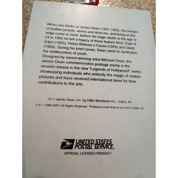 Vintage 1998 Kurt S. Adler James Dean Ornament – Collector’s Series - Picture 3 of 6